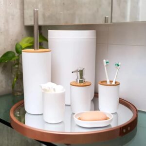 Kit para banheiro com 6 peças