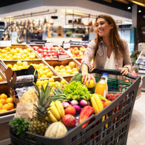 Nossa primeira compra de supermercado